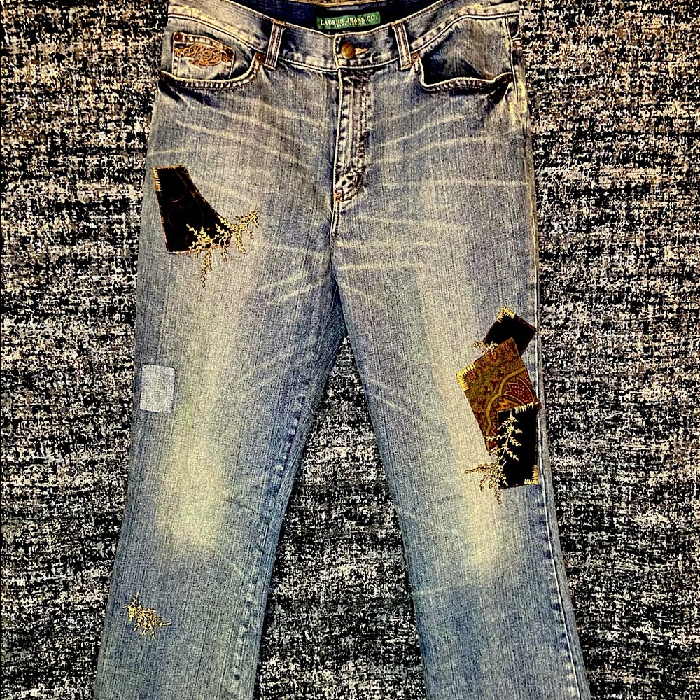 Ralph Lauren Patch Work Jeans